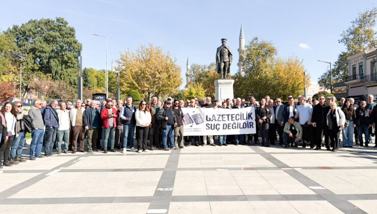Gazetecilerden eylem