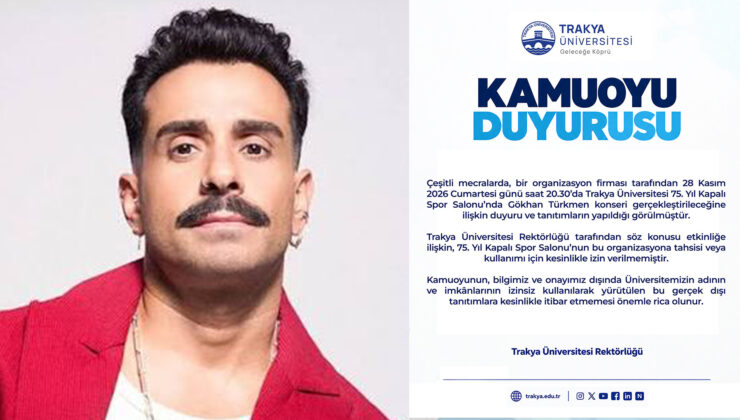 Gökhan Türkmen konserine yalanlama