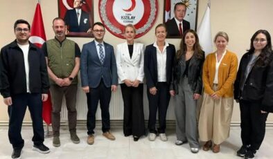 İsveç Kızılhaçı heyetinden Edirne Kızılay’a ziyaret