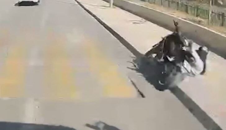Yürekleri ağıza getiren kaza!