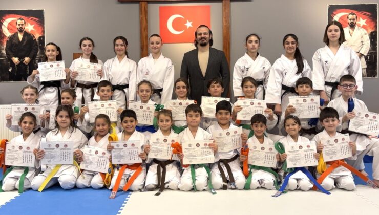Kutlu Spor Kulübü’nde kuşak sınavı heyecanı