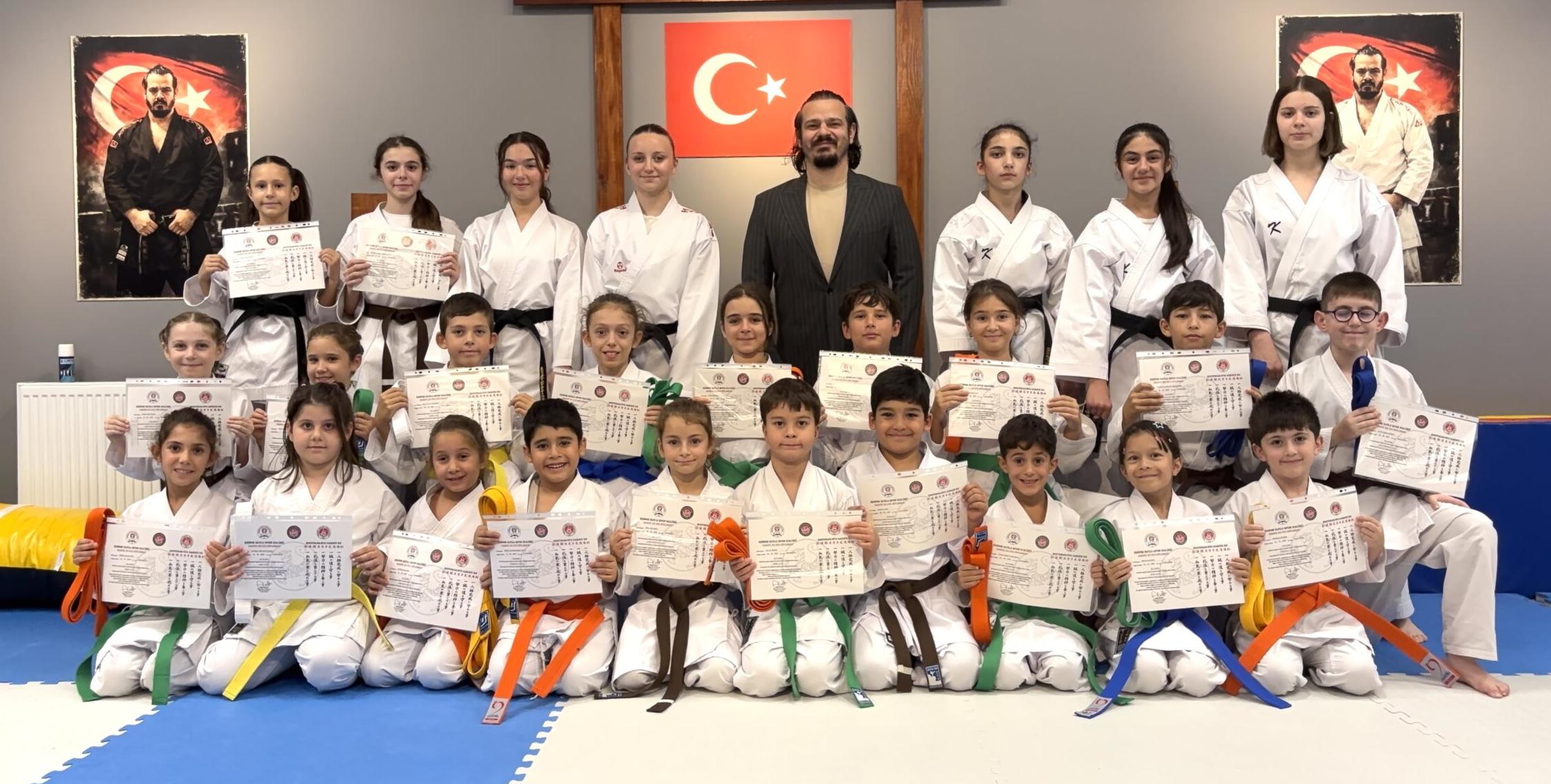 Kutlu Spor Kulübü’nde kuşak sınavı heyecanı