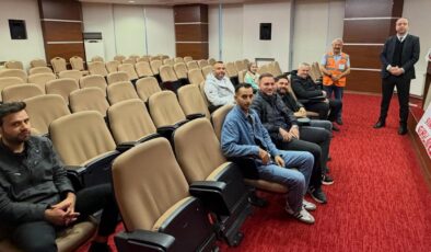 Mesleki yeterlilik belgesi sınavı yapıldı