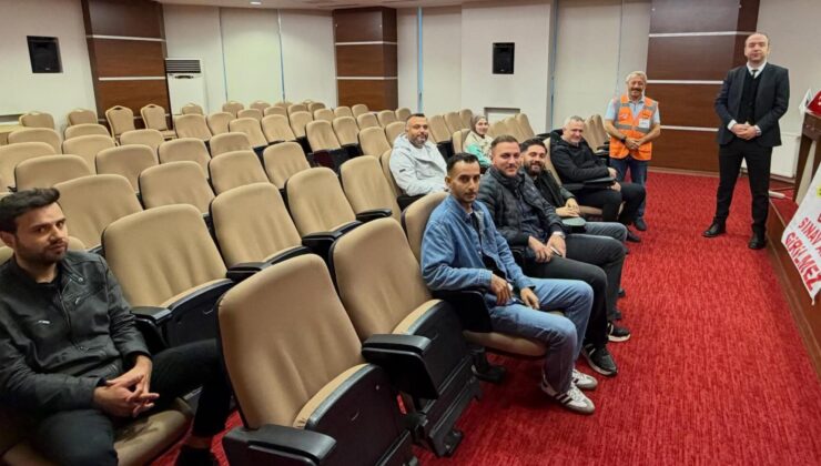 Mesleki yeterlilik belgesi sınavı yapıldı