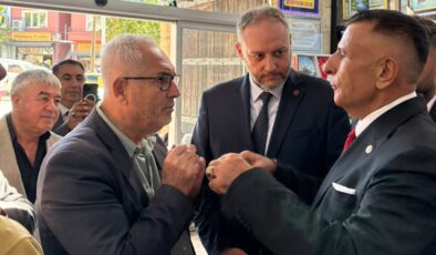 MHP’li Arkaz’dan esnaf ziyareti