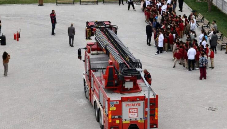 Okullarda deprem ve yangın tatbikatı
