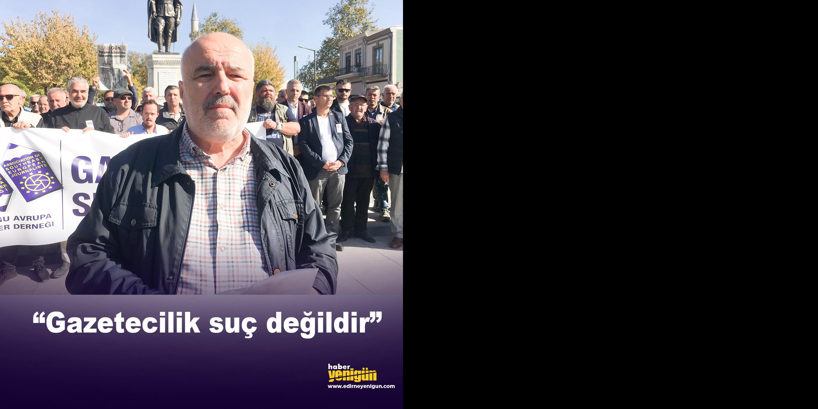 Gazetecilerden eylem