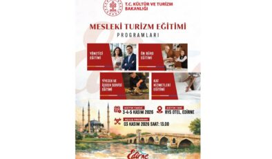 Mesleki turizm eğitimi düzenlenecek