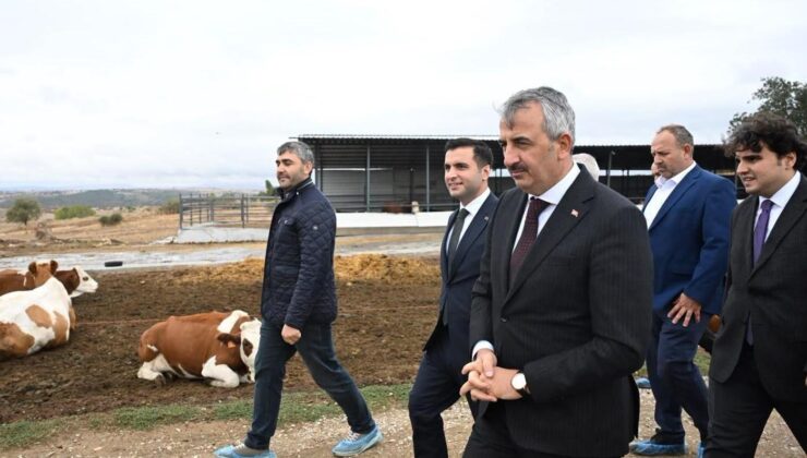 Sezer’den Çelikoğlu Çiftliği’ne ziyaret