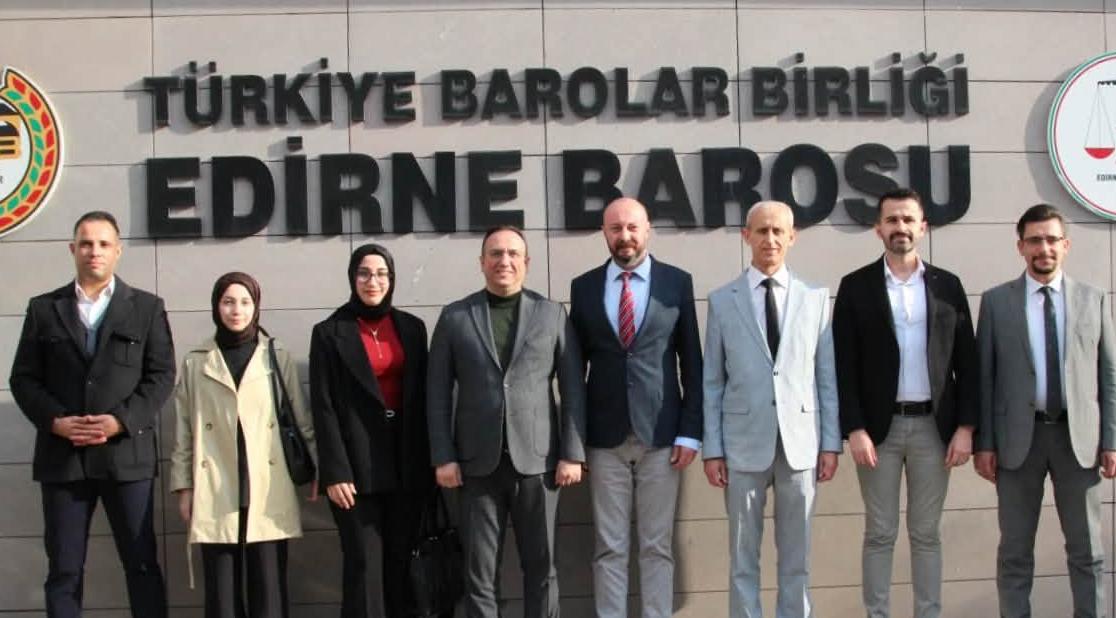 Tekin’den Edirne Barosu’na ziyaret