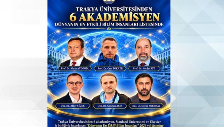 TÜ akademisyenleri o listede!
