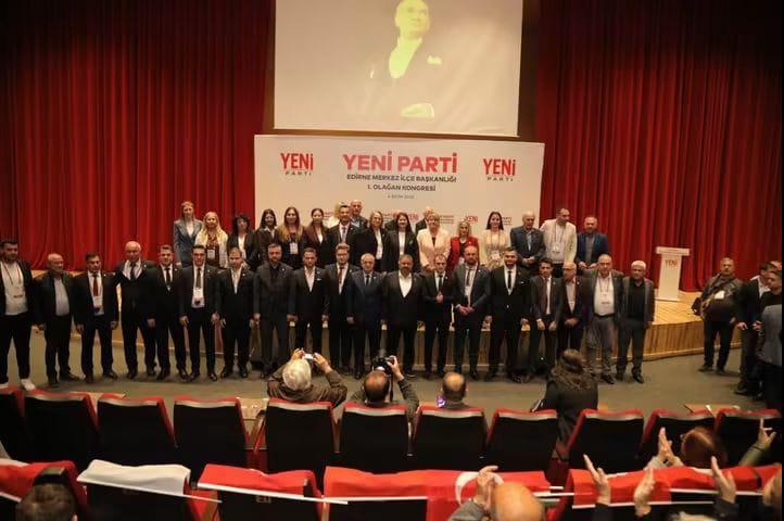 YENİ Parti Edirne Merkez İlçe Başkanlığına Volkan Akgüngör Seçildi